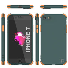 Load image into Gallery viewer, Punkcase Protective &amp; Lightweight TPU Case [Sunshine Series] for iPhone 7 [Dark Green]
