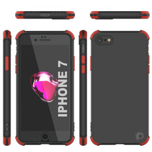 Load image into Gallery viewer, Punkcase Protective &amp; Lightweight TPU Case [Sunshine Series] for iPhone 7 [Black]
