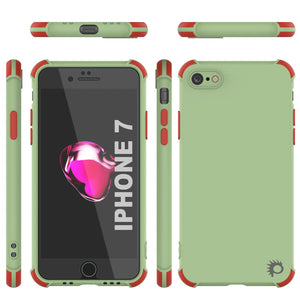 Punkcase Protective & Lightweight TPU Case [Sunshine Series] for iPhone 7 [Light Green]