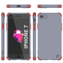 Load image into Gallery viewer, Punkcase Protective &amp; Lightweight TPU Case [Sunshine Series] for iPhone 7 [Grey]
