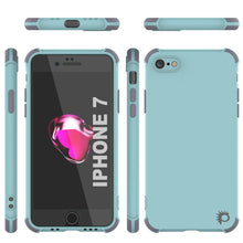 Load image into Gallery viewer, Punkcase Protective &amp; Lightweight TPU Case [Sunshine Series] for iPhone 7 [Teal]
