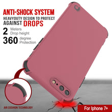 Load image into Gallery viewer, Punkcase Protective &amp; Lightweight TPU Case [Sunshine Series] for iPhone 7+ Plus [Rose]
