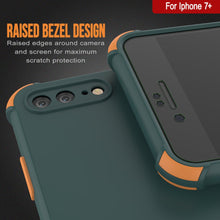 Load image into Gallery viewer, Punkcase Protective &amp; Lightweight TPU Case [Sunshine Series] for iPhone 7+ Plus [Dark Green]
