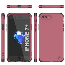 Load image into Gallery viewer, Punkcase Protective &amp; Lightweight TPU Case [Sunshine Series] for iPhone 7+ Plus [Rose]

