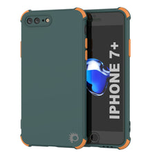 Load image into Gallery viewer, Punkcase Protective &amp; Lightweight TPU Case [Sunshine Series] for iPhone 7+ Plus [Dark Green]
