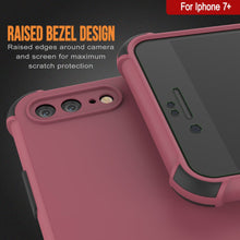 Load image into Gallery viewer, Punkcase Protective &amp; Lightweight TPU Case [Sunshine Series] for iPhone 7+ Plus [Rose]
