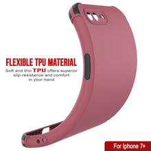 Load image into Gallery viewer, Punkcase Protective &amp; Lightweight TPU Case [Sunshine Series] for iPhone 7+ Plus [Rose]
