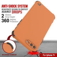 Load image into Gallery viewer, Punkcase Protective &amp; Lightweight TPU Case [Sunshine Series] for iPhone 7+ Plus [Orange]
