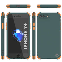 Load image into Gallery viewer, Punkcase Protective &amp; Lightweight TPU Case [Sunshine Series] for iPhone 7+ Plus [Dark Green]
