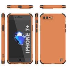 Load image into Gallery viewer, Punkcase Protective &amp; Lightweight TPU Case [Sunshine Series] for iPhone 7+ Plus [Orange]
