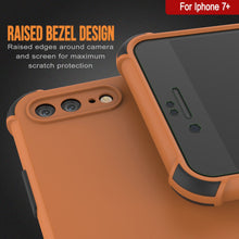 Load image into Gallery viewer, Punkcase Protective &amp; Lightweight TPU Case [Sunshine Series] for iPhone 7+ Plus [Orange]

