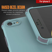 Load image into Gallery viewer, Punkcase Protective &amp; Lightweight TPU Case [Sunshine Series] for iPhone 8 [Teal]
