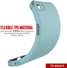 Load image into Gallery viewer, Punkcase Protective &amp; Lightweight TPU Case [Sunshine Series] for iPhone 8 [Teal]
