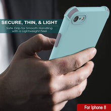 Load image into Gallery viewer, Punkcase Protective &amp; Lightweight TPU Case [Sunshine Series] for iPhone 8 [Teal]
