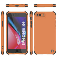 Load image into Gallery viewer, Punkcase Protective &amp; Lightweight TPU Case [Sunshine Series] for iPhone 8+ Plus [Orange]
