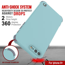 Load image into Gallery viewer, Punkcase Protective &amp; Lightweight TPU Case [Sunshine Series] for iPhone 8+ Plus [Teal]
