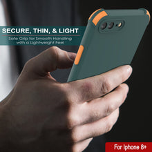 Load image into Gallery viewer, Punkcase Protective &amp; Lightweight TPU Case [Sunshine Series] for iPhone 8+ Plus [Dark Green]
