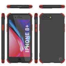 Load image into Gallery viewer, Punkcase Protective &amp; Lightweight TPU Case [Sunshine Series] for iPhone 8+ Plus [Black]
