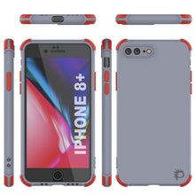 Load image into Gallery viewer, Punkcase Protective &amp; Lightweight TPU Case [Sunshine Series] for iPhone 8+ Plus [Grey]

