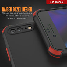 Load image into Gallery viewer, Punkcase Protective &amp; Lightweight TPU Case [Sunshine Series] for iPhone 8+ Plus [Black]
