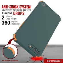 Load image into Gallery viewer, Punkcase Protective &amp; Lightweight TPU Case [Sunshine Series] for iPhone 8+ Plus [Dark Green]
