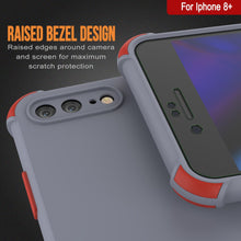 Load image into Gallery viewer, Punkcase Protective &amp; Lightweight TPU Case [Sunshine Series] for iPhone 8+ Plus [Grey]
