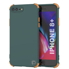Load image into Gallery viewer, Punkcase Protective &amp; Lightweight TPU Case [Sunshine Series] for iPhone 8+ Plus [Dark Green]

