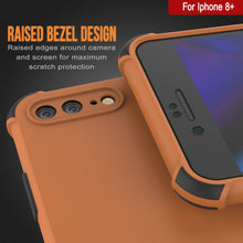 Load image into Gallery viewer, Punkcase Protective &amp; Lightweight TPU Case [Sunshine Series] for iPhone 8+ Plus [Orange]
