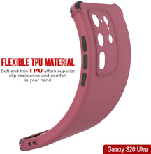 Load image into Gallery viewer, Punkcase Protective &amp; Lightweight TPU Case [Sunshine Series] for Galaxy S20 Ultra [Rose]
