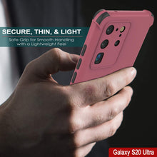 Load image into Gallery viewer, Punkcase Protective &amp; Lightweight TPU Case [Sunshine Series] for Galaxy S20 Ultra [Rose]
