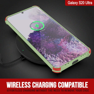 Punkcase Protective & Lightweight TPU Case [Sunshine Series] for Galaxy S20 Ultra [Light Green]