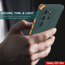 Load image into Gallery viewer, Punkcase Protective &amp; Lightweight TPU Case [Sunshine Series] for Galaxy S20 Ultra [Dark Green]
