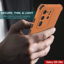 Load image into Gallery viewer, Punkcase Protective &amp; Lightweight TPU Case [Sunshine Series] for Galaxy S20 Ultra [Orange]
