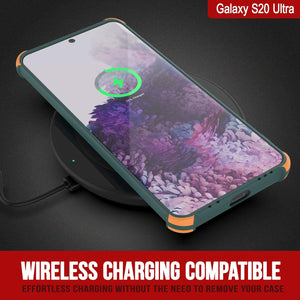 Punkcase Protective & Lightweight TPU Case [Sunshine Series] for Galaxy S20 Ultra [Dark Green]