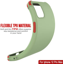 Load image into Gallery viewer, Punkcase Protective &amp; Lightweight TPU Case [Sunshine Series] for iPhone 12 Pro Max [Light Green]
