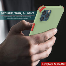 Load image into Gallery viewer, Punkcase Protective &amp; Lightweight TPU Case [Sunshine Series] for iPhone 12 Pro Max [Light Green]
