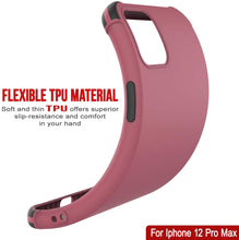 Load image into Gallery viewer, Punkcase Protective &amp; Lightweight TPU Case [Sunshine Series] for iPhone 12 Pro Max [Rose]
