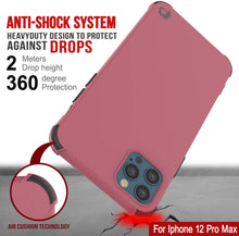 Load image into Gallery viewer, Punkcase Protective &amp; Lightweight TPU Case [Sunshine Series] for iPhone 12 Pro Max [Rose]
