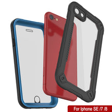 Load image into Gallery viewer, iPhone 7 Waterproof IP68 Case, Punkcase [Blue]  [Maximus Series] [Slim Fit] [IP68 Certified] [Shockresistant] Clear Armor Cover with Screen Protector | Ultimate Protection
