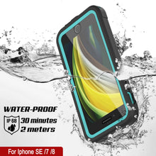 Load image into Gallery viewer, iPhone 8 Waterproof IP68 Case, Punkcase [teal]  [Maximus Series] [Slim Fit] [IP68 Certified] [Shockresistant] Clear Armor Cover with Screen Protector | Ultimate Protection
