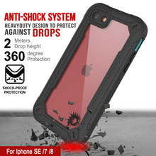 Load image into Gallery viewer, iPhone 8 Waterproof IP68 Case, Punkcase [teal]  [Maximus Series] [Slim Fit] [IP68 Certified] [Shockresistant] Clear Armor Cover with Screen Protector | Ultimate Protection
