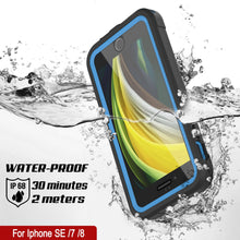 Load image into Gallery viewer, iPhone SE (4.7&quot;) Waterproof IP68 Case, Punkcase [Blue]  [Maximus Series] [Slim Fit] [IP68 Certified] [Shockresistant] Clear Armor Cover with Screen Protector | Ultimate Protection
