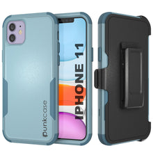 Load image into Gallery viewer, Punkcase for iPhone 11 Belt Clip Multilayer Holster Case [Patron Series] [Mint]
