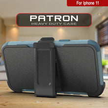 Load image into Gallery viewer, Punkcase for iPhone 11 Belt Clip Multilayer Holster Case [Patron Series] [Mint]
