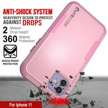 Load image into Gallery viewer, Punkcase for iPhone 11 Belt Clip Multilayer Holster Case [Patron Series] [Pink]
