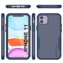 Load image into Gallery viewer, Punkcase for iPhone 11 Belt Clip Multilayer Holster Case [Patron Series] [Navy]
