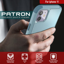 Load image into Gallery viewer, Punkcase for iPhone 11 Belt Clip Multilayer Holster Case [Patron Series] [Mint]
