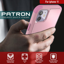 Load image into Gallery viewer, Punkcase for iPhone 11 Belt Clip Multilayer Holster Case [Patron Series] [Pink]
