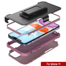 Load image into Gallery viewer, Punkcase for iPhone 11 Belt Clip Multilayer Holster Case [Patron Series] [Pink]
