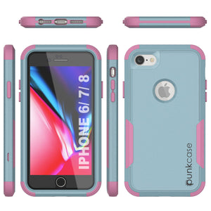 Punkcase for iPhone 6 Belt Clip Multilayer Holster Case [Patron Series] [Mint-Pink]